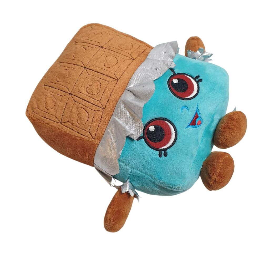 Shopkins Plush Cheeky Chocolate Stuffed Toy Candy Bar Big Eyes Collectable - Picture 5 of 5